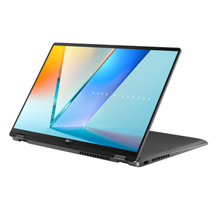 Asus Vivobook 16 Flip OLED, 16'', 3K, OLED, 120 Hz, Ultra 7, 16 GB, 1 TB, ENG, pelēka - Portatīvais dators