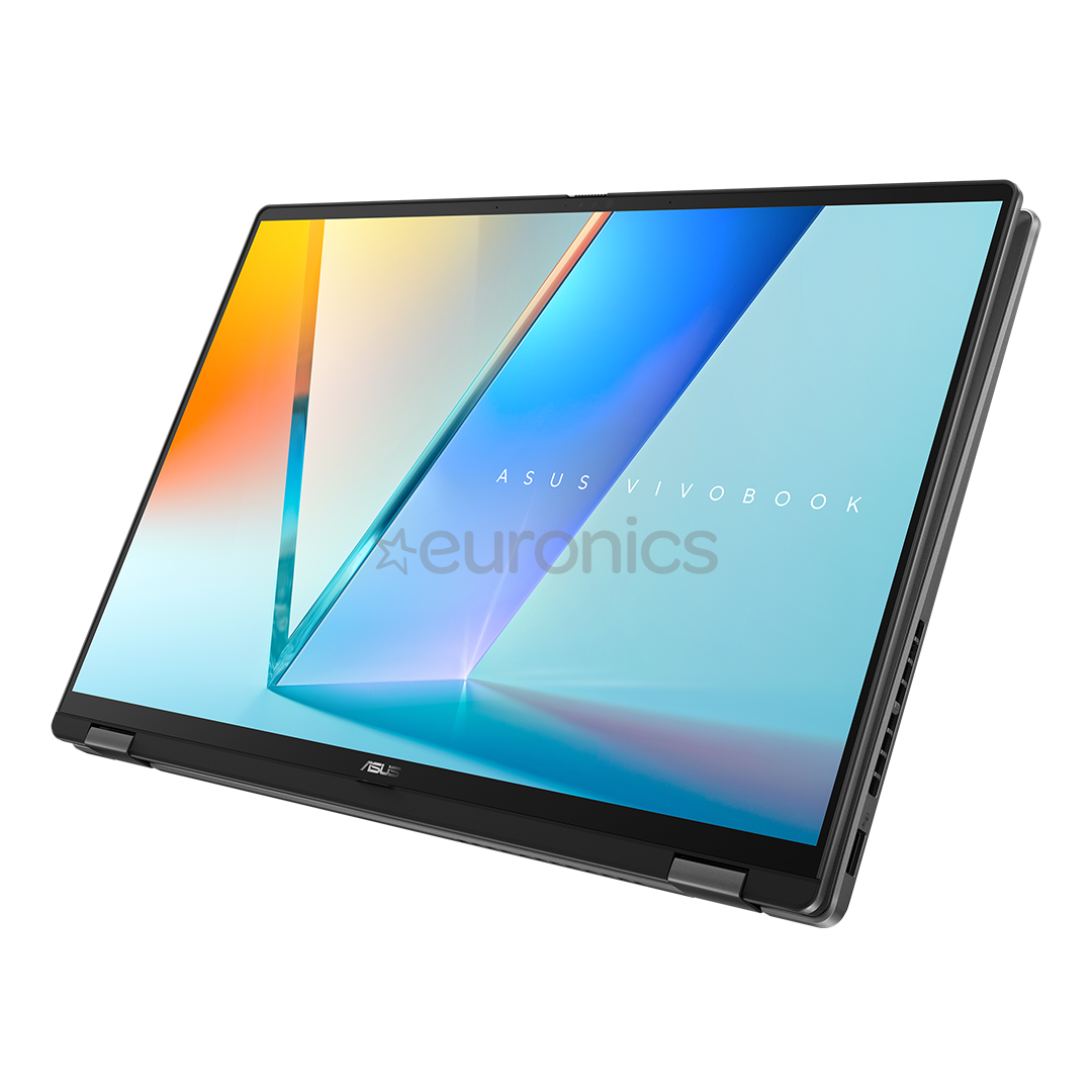 Asus Vivobook 16 Flip OLED, 16'', 3K, OLED, 120 Hz, Ultra 7, 16 GB, 1 TB, ENG, pelēka - Portatīvais dators