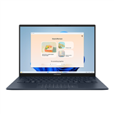 Asus Zenbook 14 OLED, 14'', 3K, OLED, 120 Hz, Ultra 7, 32 GB, 1 TB, ENG, zila - Portatīvais dators
