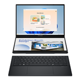 Asus Zenbook Duo OLED, 14'', 3K, OLED, 120 Hz, Ultra 9, 32 GB, 2 TB, ENG, tumši pelēka - Portatīvais dators
