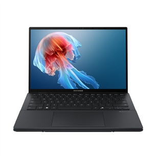 Asus Zenbook Duo OLED, 14'', 3K, OLED, 120 Hz, Ultra 9, 32 GB, 2 TB, ENG, tumši pelēka - Portatīvais dators