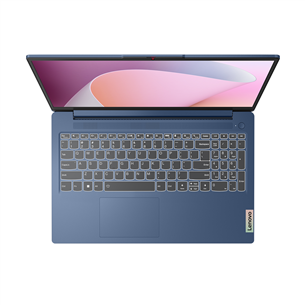 Lenovo IdeaPad Slim 3 15ABR8, 15,6'', TN, Ryzen 5, 16 GB, 512 GB, zila - Portatīvais dators
