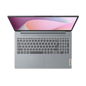 Lenovo IdeaPad Slim 3 15ABR8, 15,6'', TN, Ryzen 7, 16 GB, 512 GB, pelēka - Portatīvais dators