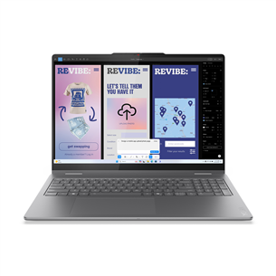 Lenovo Yoga 7 2-in-1 16ILL10, 16'', OLED, WQXGA+, Ultra 7, 32 GB, 1 TB, ENG, luna grey - Notebook 83JT000PNT
