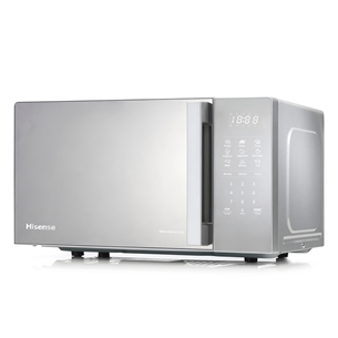 Hisense, 20 L, 700 W, sudraba - Mikroviļņu krāsns
