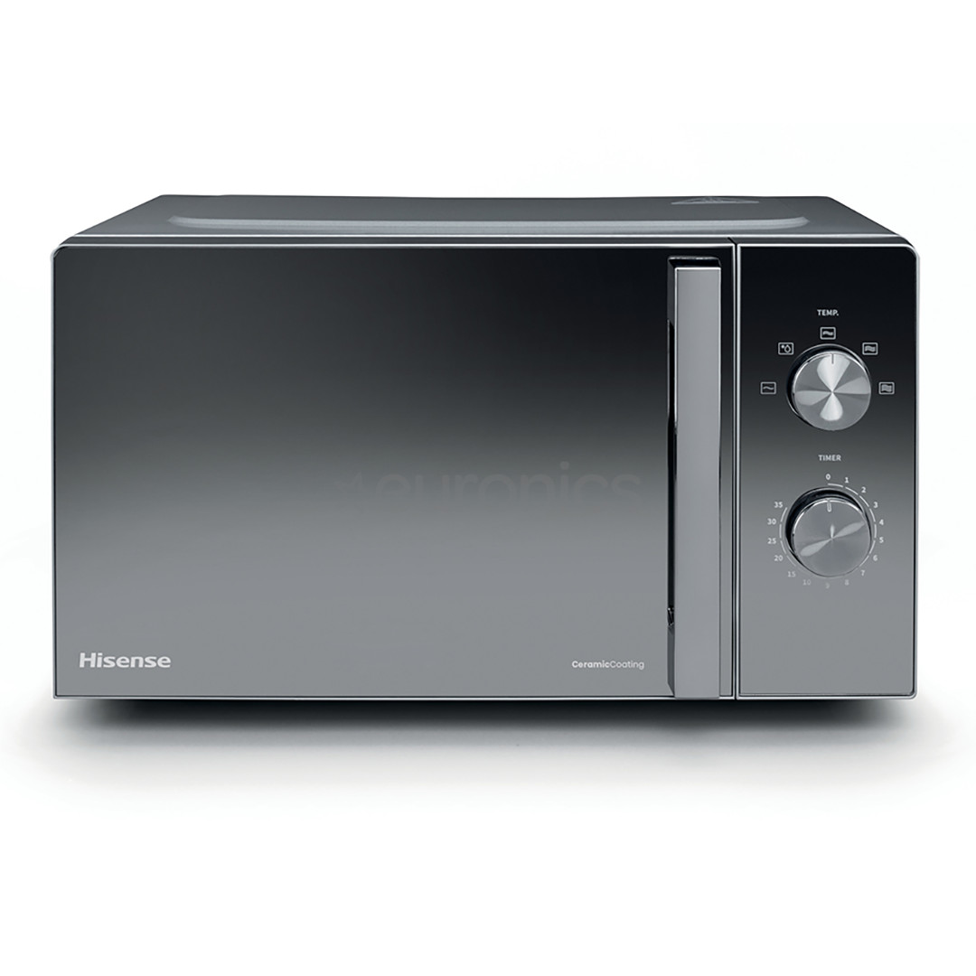 Hisense, 20 L, 700 W, spoguļvirsma/pelēka - Mikroviļņu krāsns