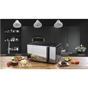 Hisense, 20 L, 700 W, spoguļvirsma/melna - Mikroviļņu krāsns