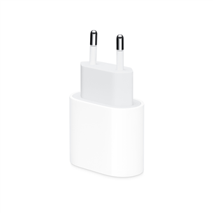 Apple USB-C Power Adapter, 20 W, balta - Lādētājs