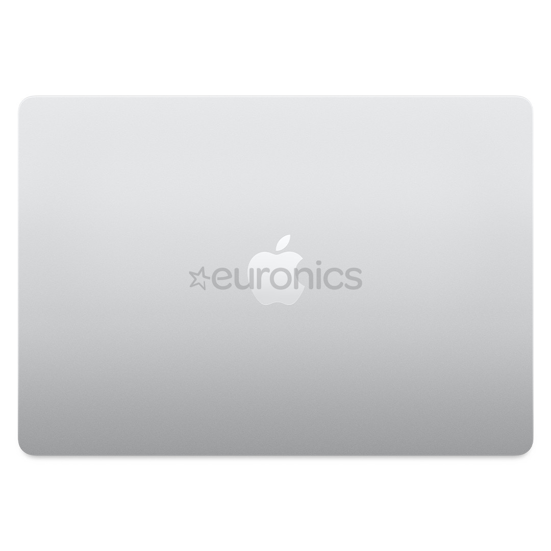 Apple MacBook Air 15 (2025), M4, 10C/10C, 16 GB, 256 GB, ENG, sudraba - Portatīvais dators