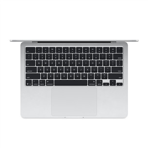 Apple MacBook Air 13 (2025), M4, 10C/10C, 16 GB, 512 GB, RUS, sudraba - Portatīvais dators