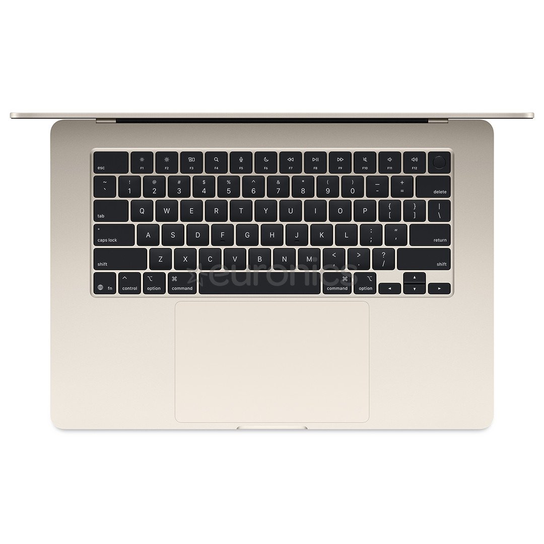 Apple MacBook Air 15 (2025), M4, 10C/10C, 16 GB, 256 GB, SWE, zelta - Portatīvais dators
