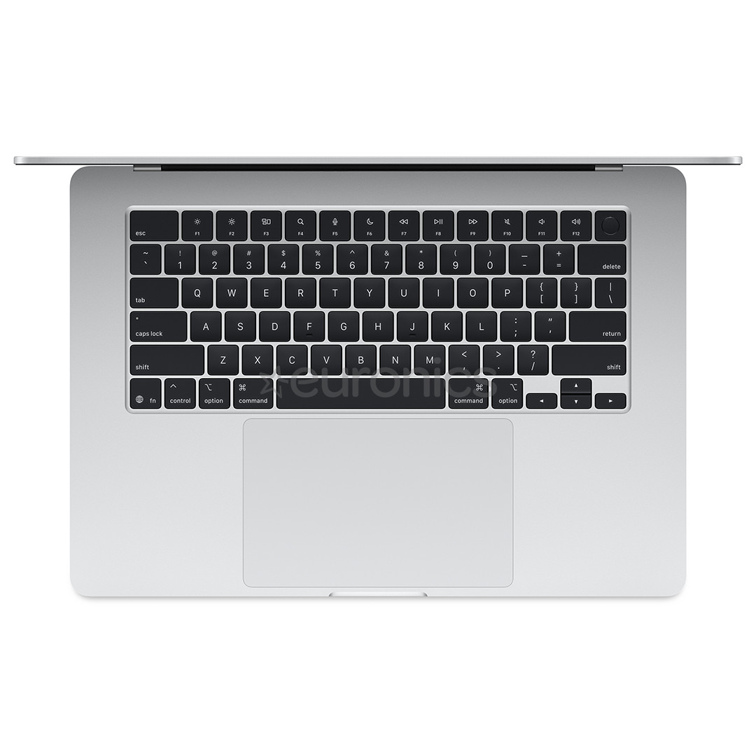 Apple MacBook Air 15 (2025), M4, 10C/10C, 16 GB, 512 GB, SWE, sudraba - Portatīvais dators