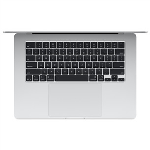 Apple MacBook Air 15 (2025), M4, 10C/10C, 24 GB, 512 GB, SWE, sudraba - Portatīvais dators