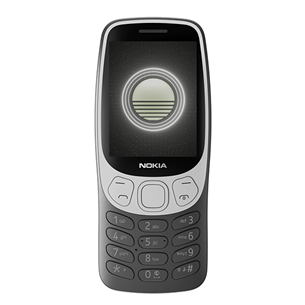 Nokia 3210 4G, Dual SIM, melna - Mobilais telefons 1GF025CPA2L14