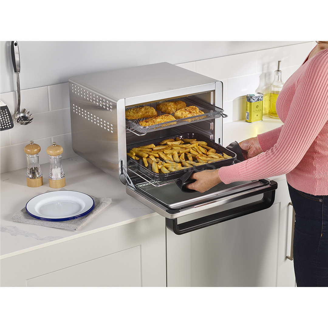 Ninja Foodi 10-in-1, 2400 W, melna/sudraba - Mini krāsniņa