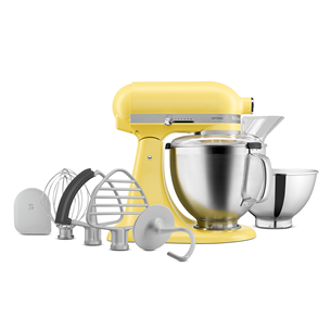 KitchenAid Artisan "Color of the year 2025 - Butter", 4.7 L / 2.8 L, 300 W, dzeltena - Mikseris 5KSM195PSEBT