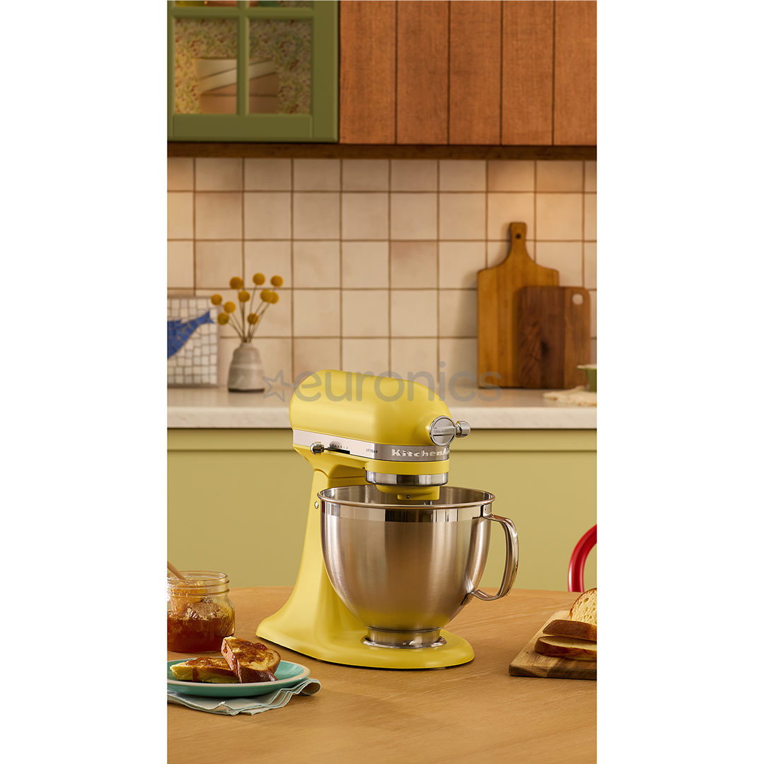 KitchenAid Artisan "Color of the year 2025 - Butter", 4.7 L / 2.8 L, 300 W, dzeltena - Mikseris