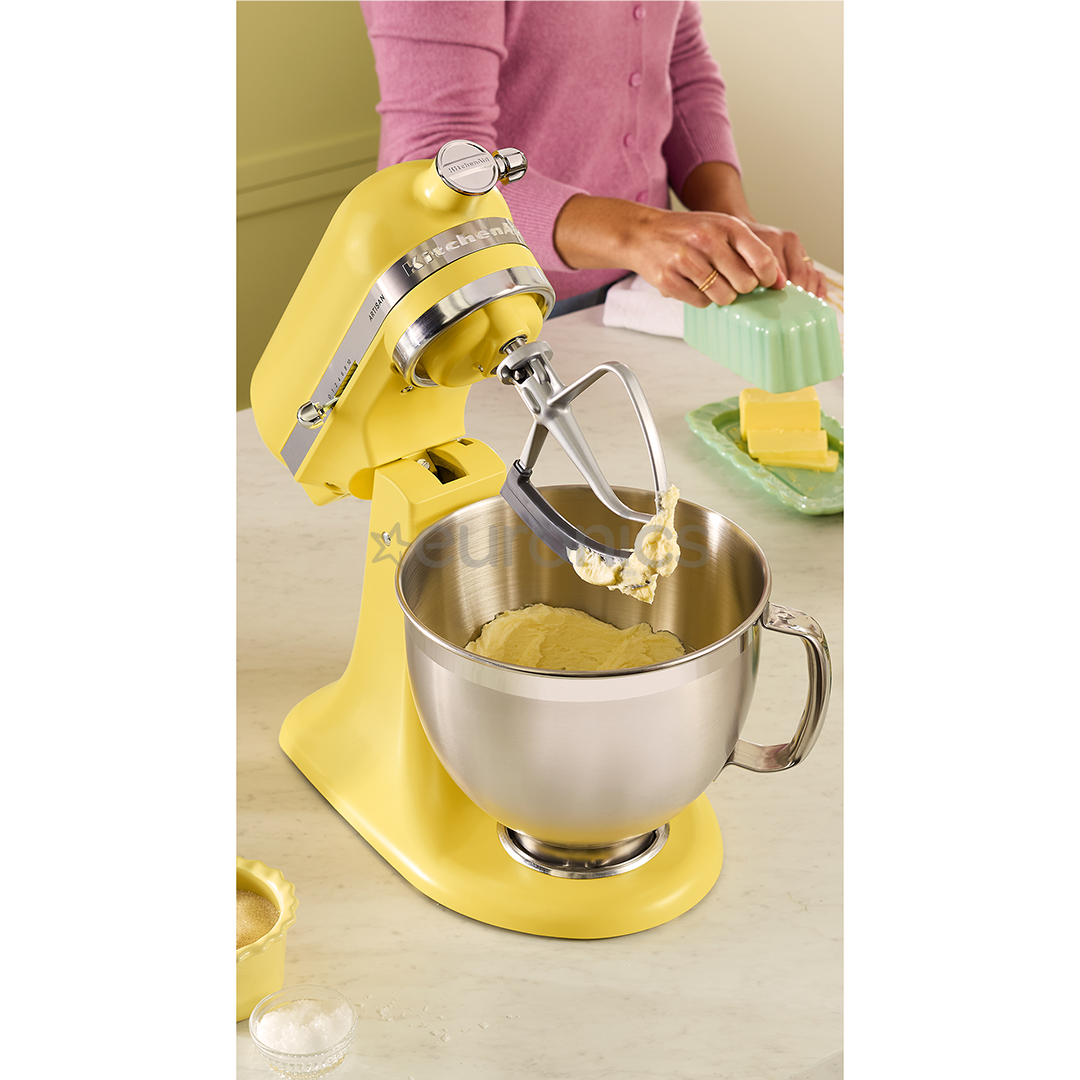 KitchenAid Artisan "Color of the year 2025 - Butter", 4.7 L / 2.8 L, 300 W, dzeltena - Mikseris