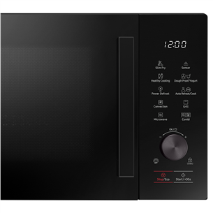Samsung, 28 L, 2900 W, melna - Mikroviļņu krāsns ar grilu