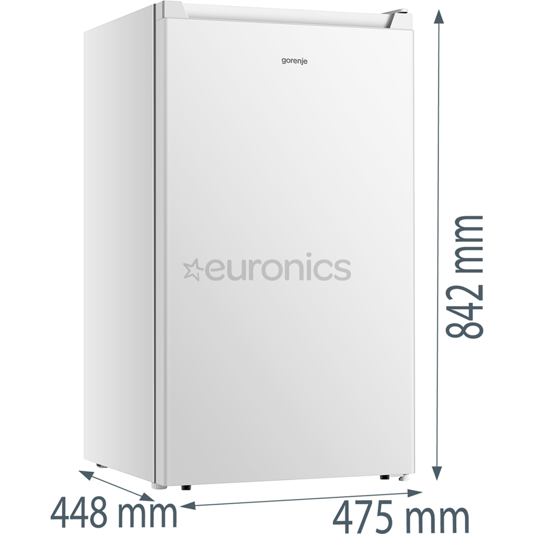 Gorenje, 82 L, augstums 85 cm, balta - Ledusskapis