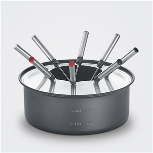 Severin, 1400 W, melna - Rakletes grila un fondī katla kombinācija