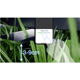 Ecovacs GOAT A1-3000 LiDAR, balta/melna - Robots zāles pļāvējs