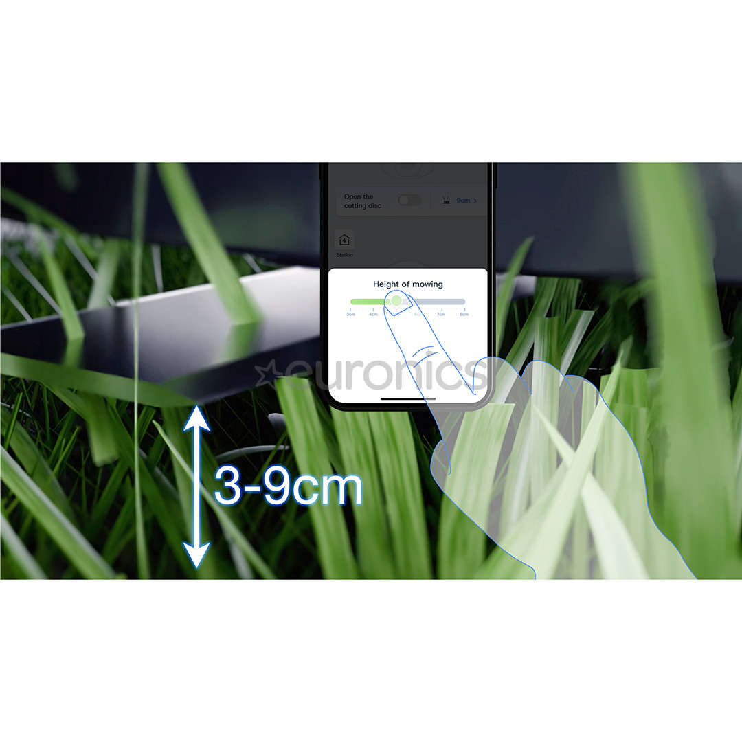 Ecovacs GOAT A1-3000 LiDAR, white/black - Robotic lawn mower