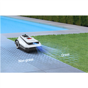 Ecovacs GOAT A1-3000 LiDAR, white/black - Robotic lawn mower