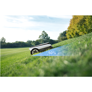 Ecovacs GOAT A1-3000 LiDAR, balta/melna - Robots zāles pļāvējs