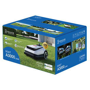 Ecovacs GOAT A1-3000 LiDAR, balta/melna - Robots zāles pļāvējs