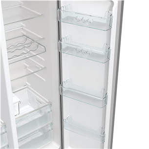 Hisense, NoFrost, 566 L, augstums 179 cm, pelēka - SBS ledusskapis