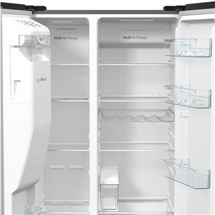 Hisense, NoFrost, 566 L, augstums 179 cm, pelēka - SBS ledusskapis