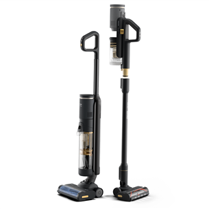 Philips 7000 Series AquaTrio, Wet & Dry, melna/dzeltena - Bezvadu putekļu sūcējs