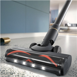 Philips 7000 Series AquaTrio, Wet & Dry, melna/dzeltena - Bezvadu putekļu sūcējs