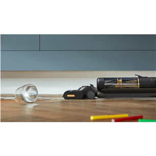 Philips 7000 Series AquaTrio, Wet & Dry, melna/dzeltena - Bezvadu putekļu sūcējs