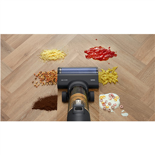 Philips 7000 Series AquaTrio, Wet & Dry, melna/dzeltena - Bezvadu putekļu sūcējs