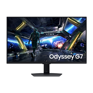 Samsung Odyssey G7, 32'', 4K UHD, 144 Hz, melna - Monitors LS32DG702EUXDU