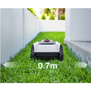 Ecovacs GOAT O500 Panorama, balta/melna - Robots zāles pļāvējs