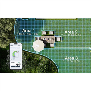 Ecovacs Goat 0500 Panorama, белый/черный - Робот-газонокосилка