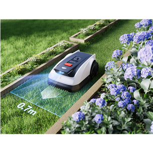 Ecovacs GOAT O800 RTK, balta/melna - Robots zāles pļāvējs