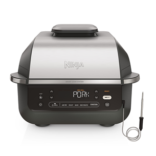 Ninja 5-in-1, 1760 W, melna/sudraba - Grils un karstā gaisa friteris EG351EU
