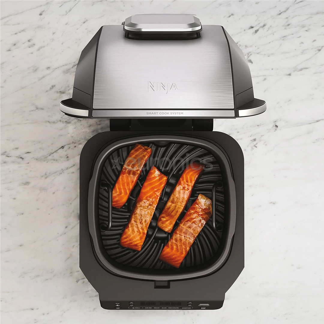 Ninja 5-in-1, 1760 W, black/silver - Grill & Air Fryer