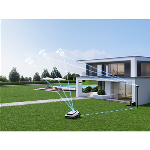 Ecovacs GOAT A1600RTK, белый/черный - Робот-газонокосилка