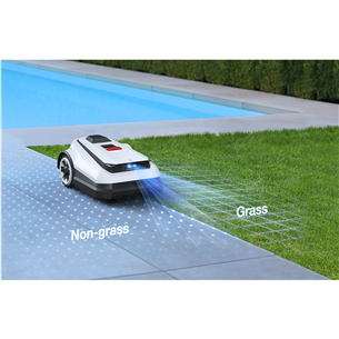 Ecovacs GOAT A1600RTK, белый/черный - Робот-газонокосилка