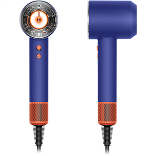 Dyson Supersonic Nural Vinca Blue/Topaz, 1600 W, zila/oranža - Matu fēns