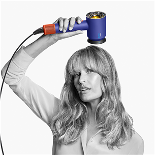 Dyson Supersonic Nural Vinca Blue/Topaz, 1600 W, zila/oranža - Matu fēns
