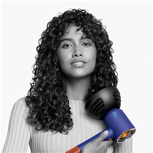 Dyson Supersonic Nural Vinca Blue/Topaz, 1600 W, zila/oranža - Matu fēns