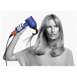 Dyson Supersonic Nural Vinca Blue/Topaz, 1600 W, zila/oranža - Matu fēns