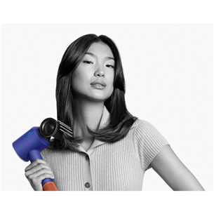 Dyson Supersonic Nural Vinca Blue/Topaz, 1600 W, zila/oranža - Matu fēns