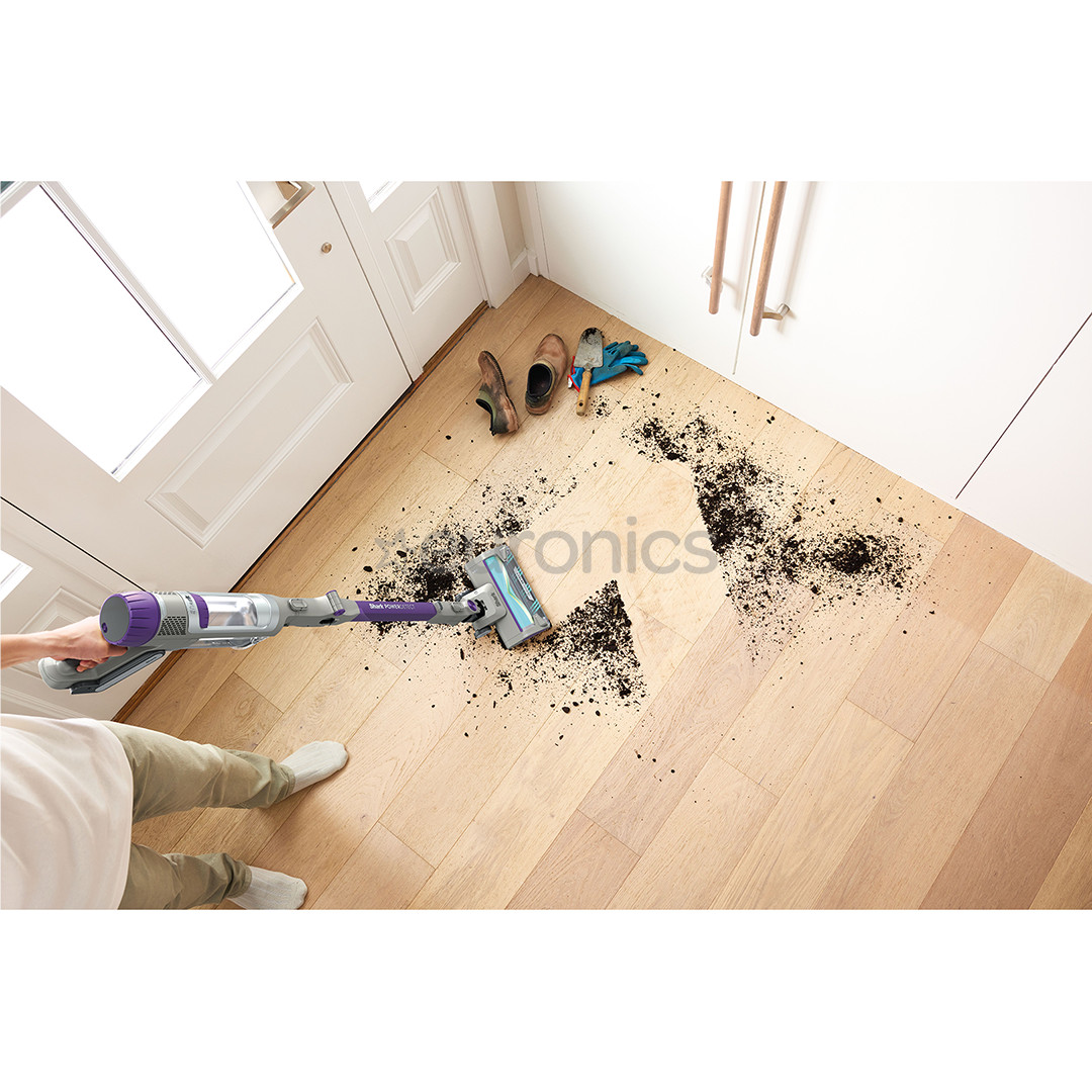 Shark PowerDetect Cordless Pet, серый/сиреневый - Беспроводной пылесос